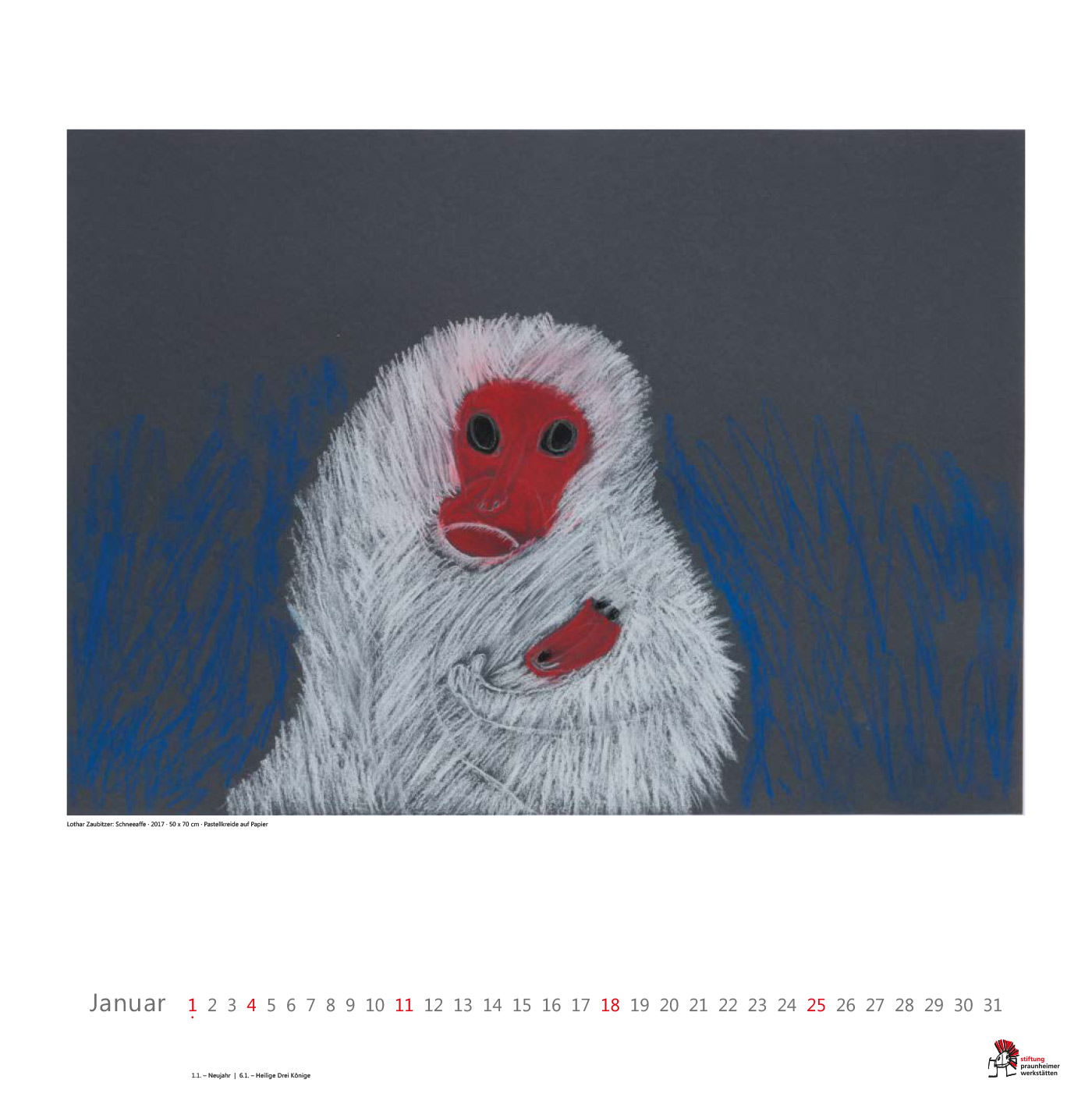01_pw_kalender2026 tiftung Praunheimer Werkstätten Kalender 2026 - Kalenderblatt Januar