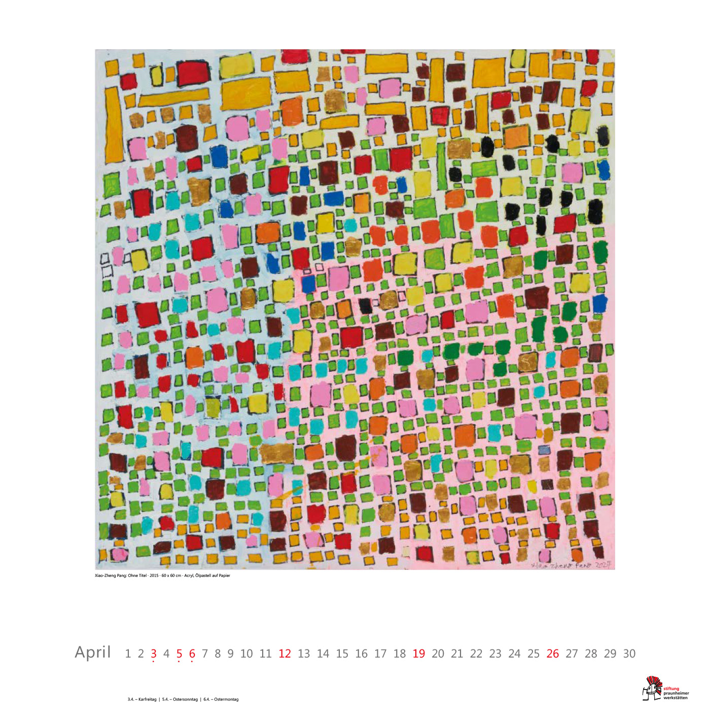 04_pw_kalender2026 tiftung Praunheimer Werkstätten Kalender 2026 - Kalenderblatt April