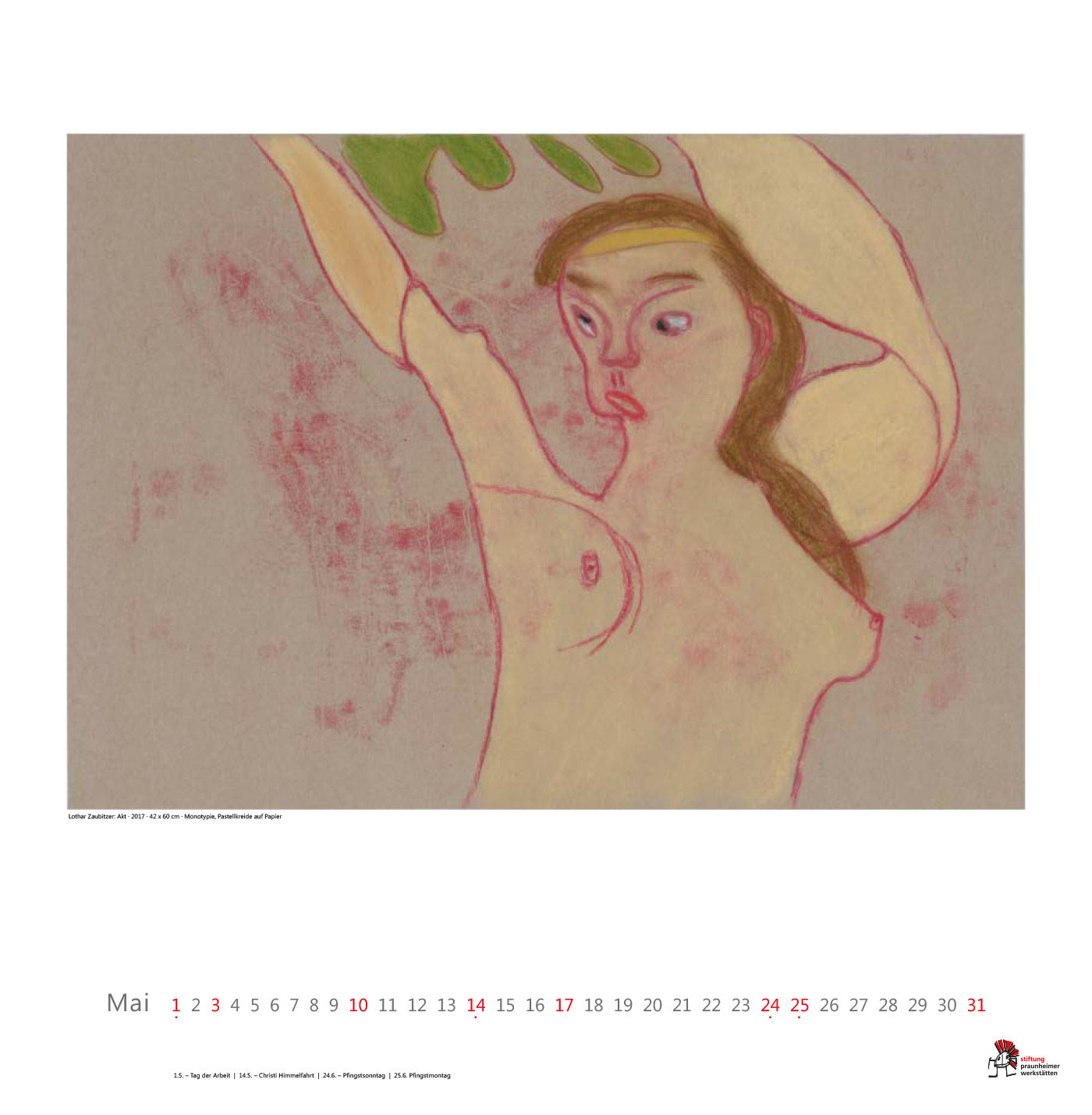 05_pw_kalender2026 tiftung Praunheimer Werkstätten Kalender 2026 - Kalenderblatt Mai