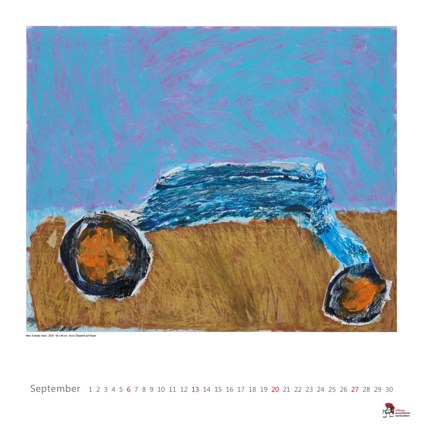 09_pw_kalender2026 tiftung Praunheimer Werkstätten Kalender 2026 - Kalenderblatt September