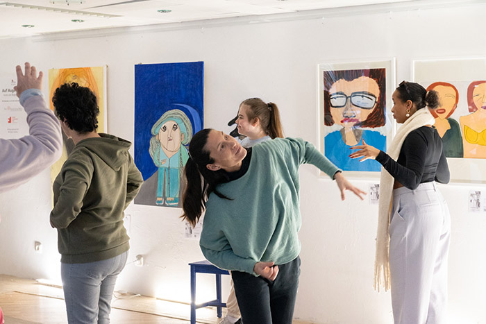 Tanz-Workshop im Kunstraum Lehr