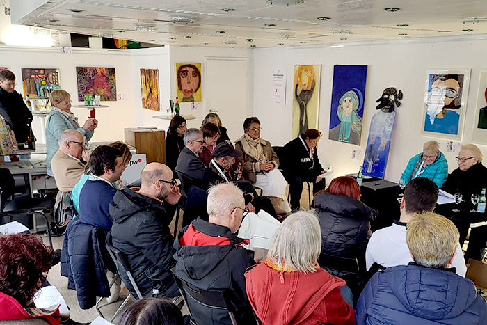 Lesung Babraba Pohle im Kunstraum Lehr