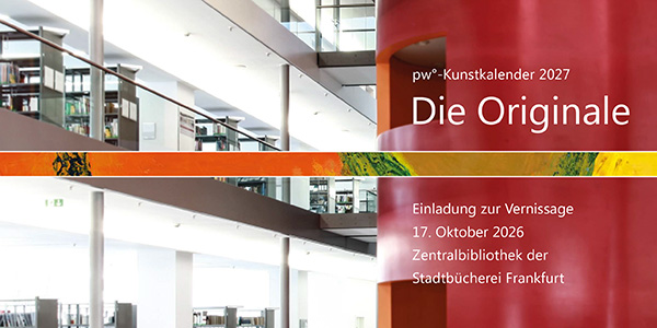 Einladungskarte zur Ausstellung "Die Originale"